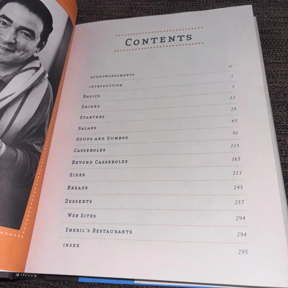 SIGNED Emeril's Potluck Comfort Food W/ Kicked-Up Attitude Emeril Lagasse 1st Ed